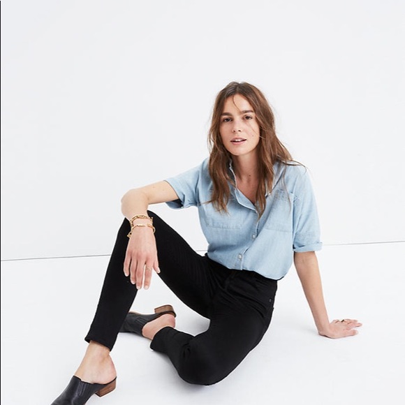 Madewell NWT Black High Rise Skinny Jeans Sz 27 - Picture 4 of 12